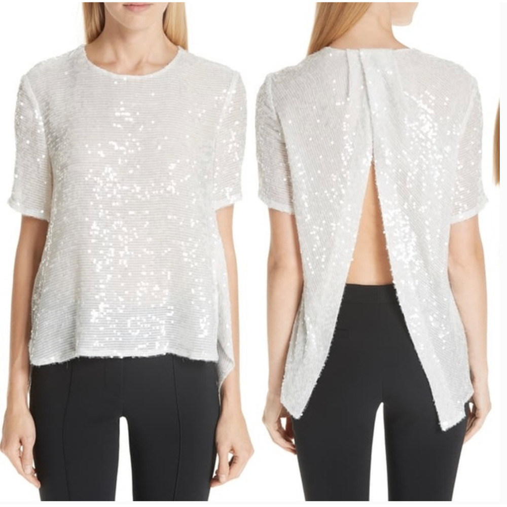 Adam Lippes sequin top Size 0